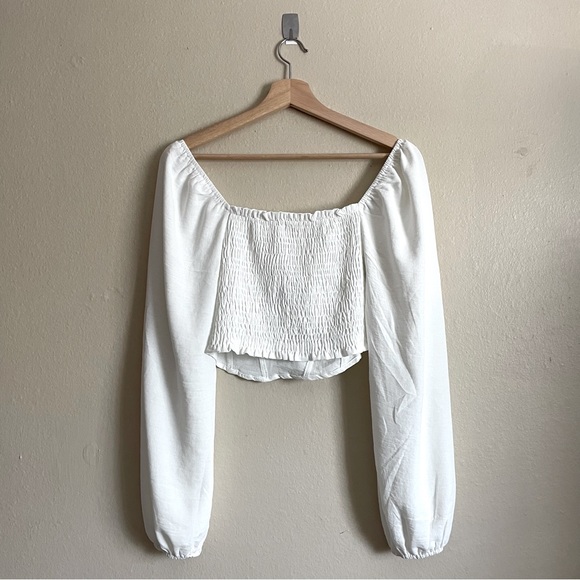 Timing ballon long sleeve corset blouse size S - Picture 2 of 5